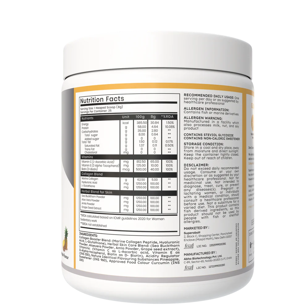 Supercharged Collagen Hawaiian Pineapple-Pack of 2