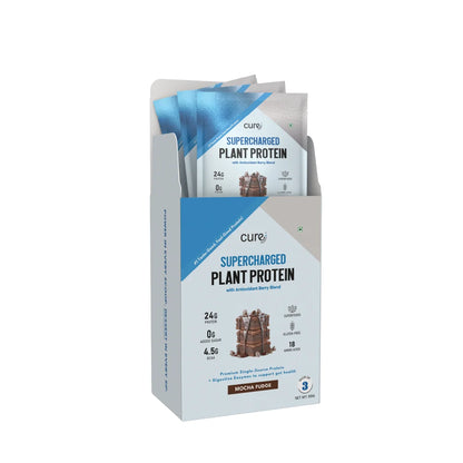 Supercharged Plant Protein - Mocha Fudge Flavour