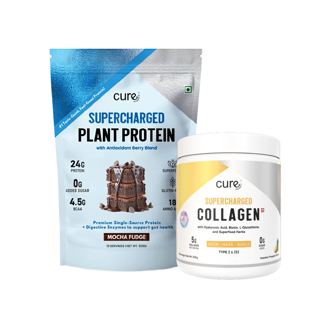 Supercharged Plant Protein and Collagen Pineapple Combo