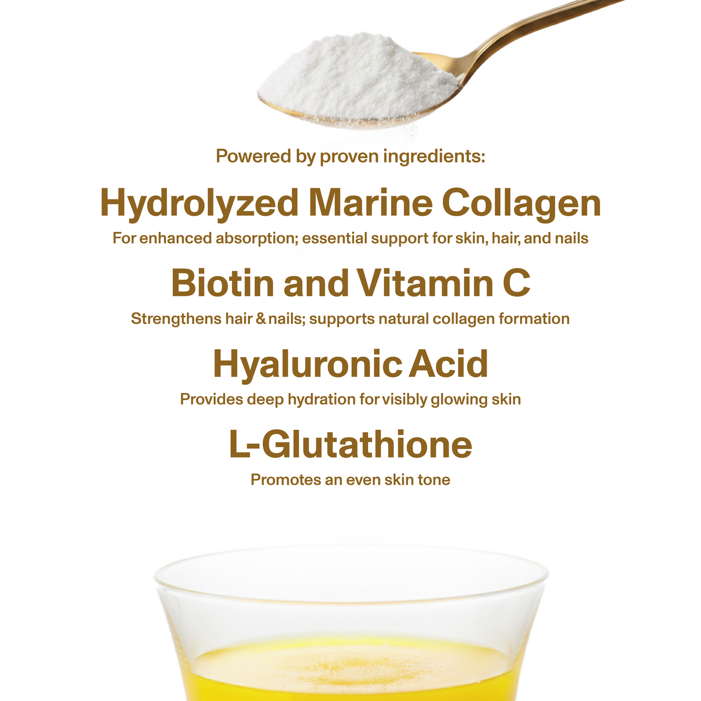 Cure Organics Supercharged Collagen Supplement for Skin, Hair & Nails