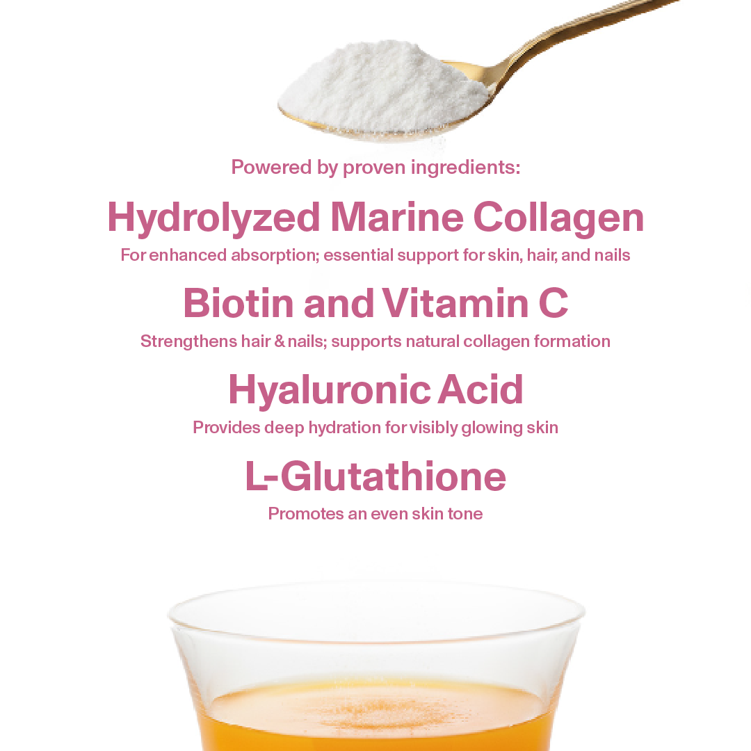 Cure Organics Supercharged Collagen Supplement for Skin, Hair & Nails