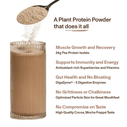 Supercharged Plant Protein - Mocha Fudge Flavour
