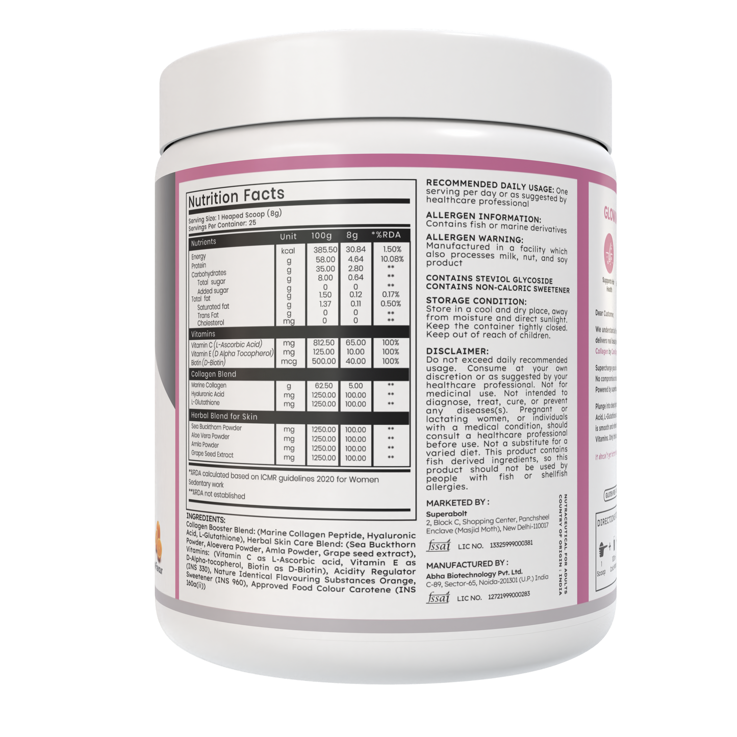 Supercharged Plant Protein and Supercharged Collagen Iced Orange Combo