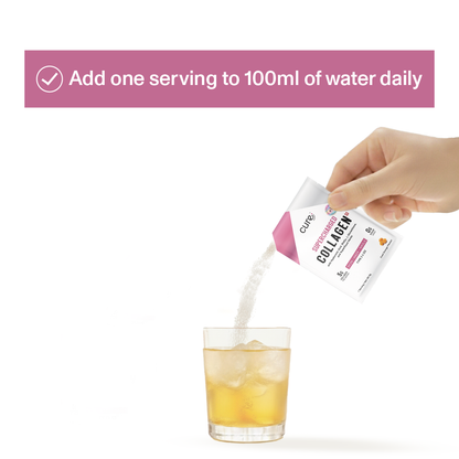 Cure Organics Supercharged Collagen Supplement for Skin, Hair & Nails