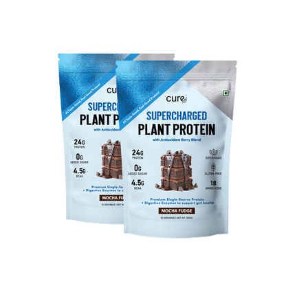 Supercharged Plant Protein- Pack of 2 (1kg)