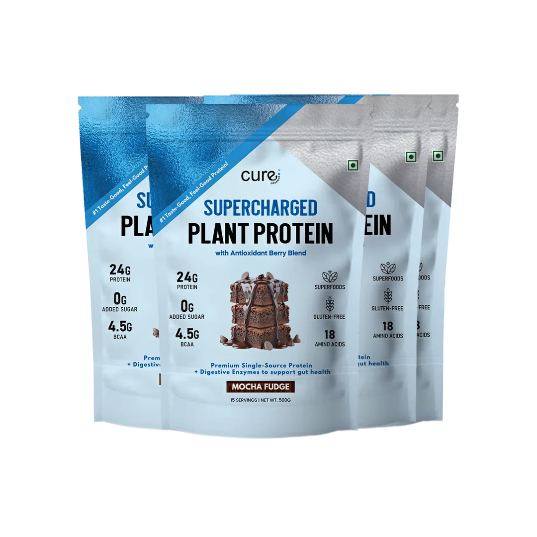 Supercharged Plant Protein- Pack of 4 (2kg)