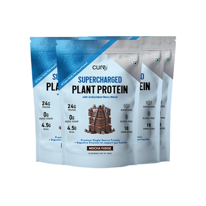 Supercharged Plant Protein- Pack of 4 (2kg)